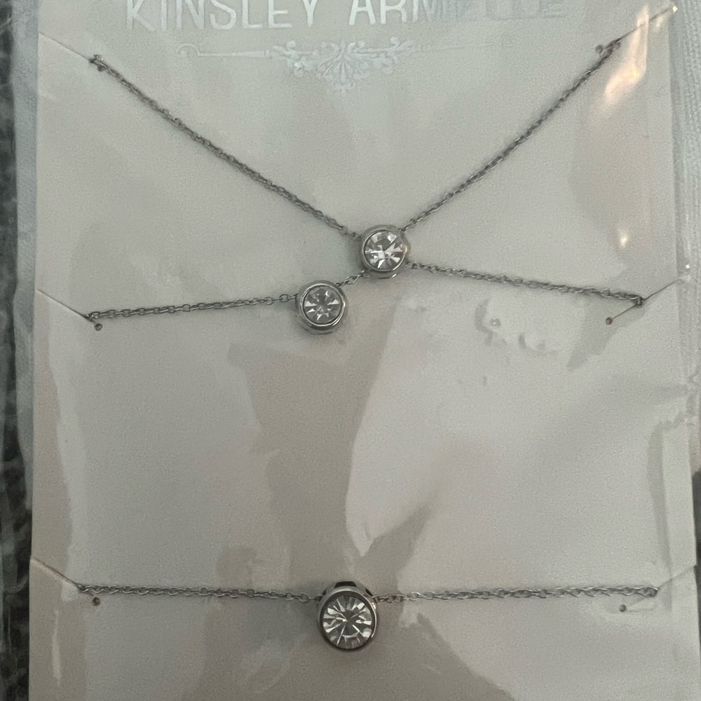 18” silver necklace